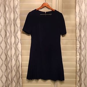 Tahari ASL one piece dress rich navy